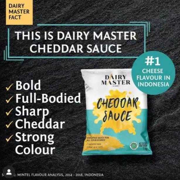 

Dairy master cheddar sauce - saus keju 1kg