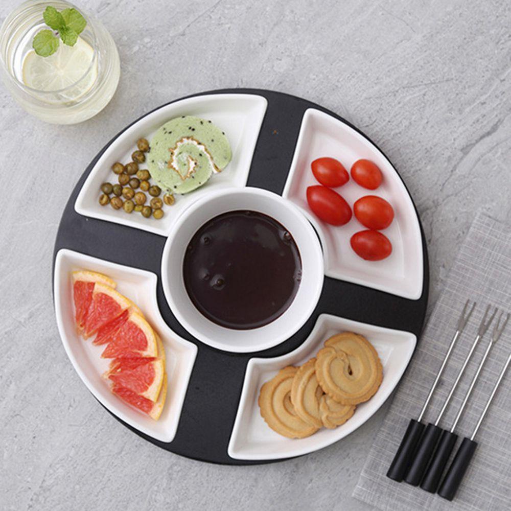 TOP Pot Putih Set Garpu Fondue