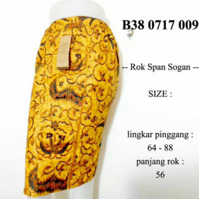 ROK SPAN SOGAN WAHYU BATIK BAWAHAN VINTAGE JARIK PENDEK SERAGAM WANITA KERJA KANTOR BAWAHAN KEBAYA
