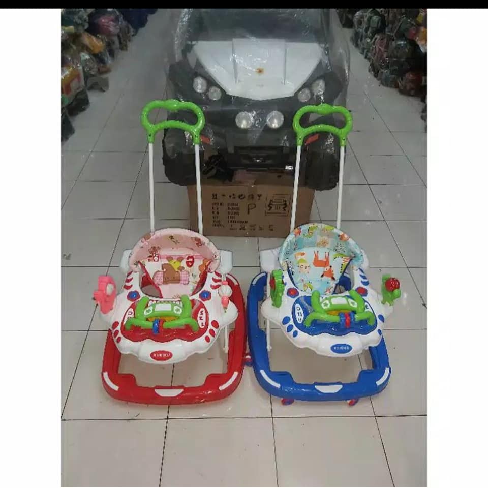 Baby walker pakai musik,dorongan dan piano