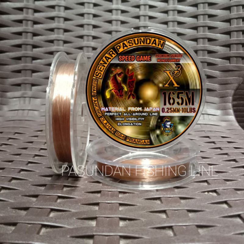 senar pancing Pasundan, senar pancing tidak keriting, senar pancing mudah tenggelam,senar pancing ti