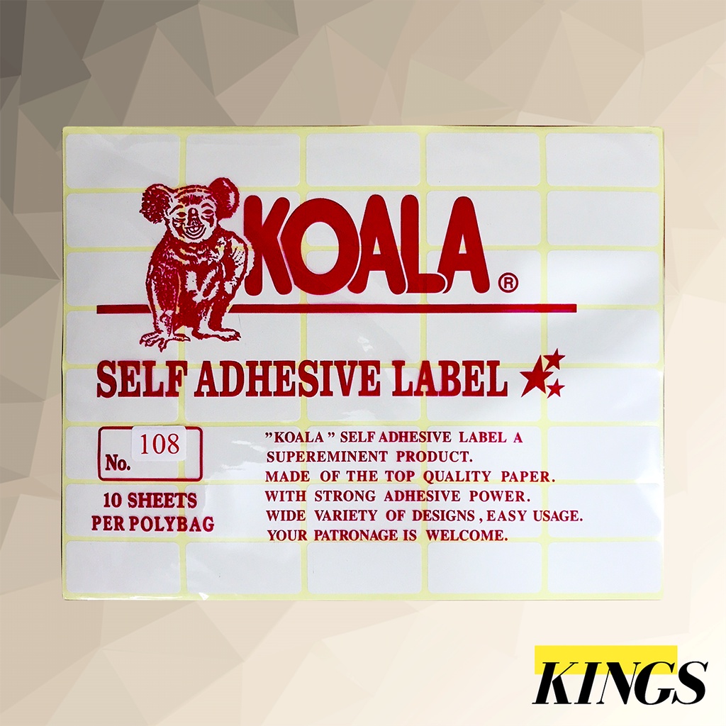 

Self Adhesive Label / Sticker Label Polos No 108