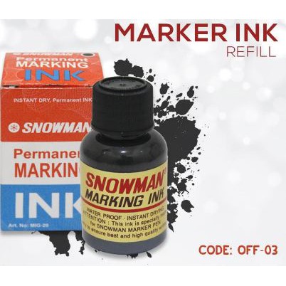

[ATK] - REFILL/ ISI TINTA PERMANENT MARKING SNOWMAN
