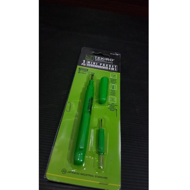 TEKIRO OBENG TIPE PEN 4in1 // MINI POCKET SCREWDRIVER 4 in 1