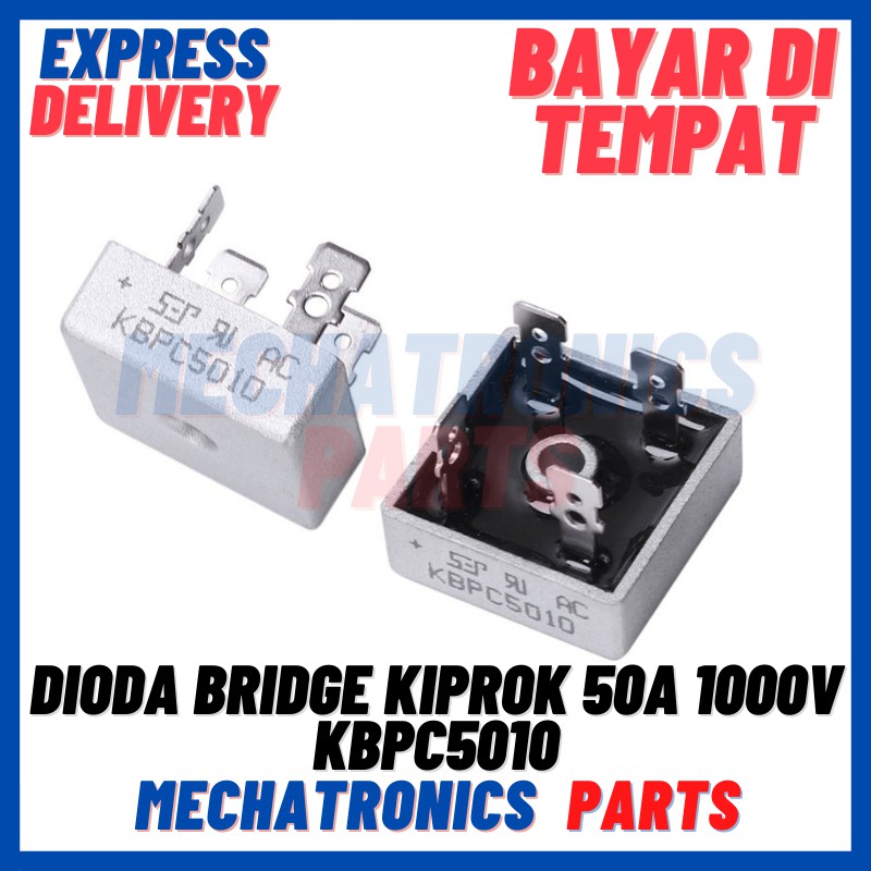 [PAS-9299] DIODA BRIDGE KIPROK 50A 1000V KBPC5010