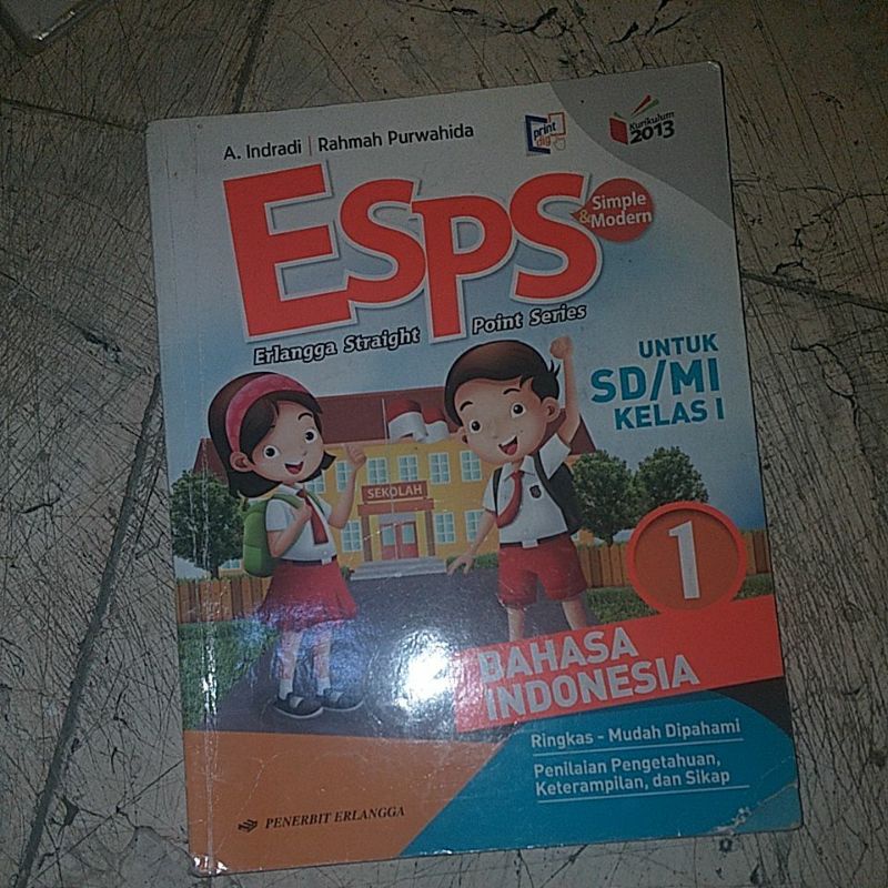 Buku ESPS bahasa indonesia 1sd revisi