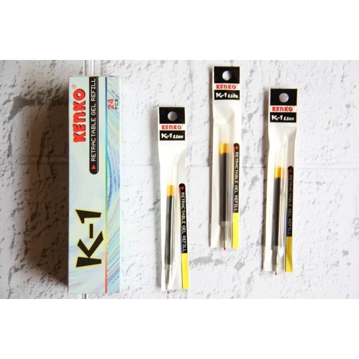

Star [ Lusin ] Refill Isi Pulpen Ballpoint Gel 0,5 - Kenko K1 Murah! Bagus