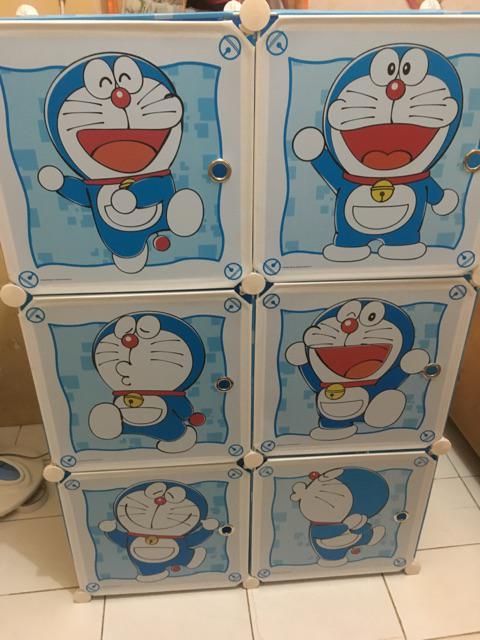 LEMARI BAJU ANAK 6 PINTU PLASTIK ANTI AIR KARTUN KABINET LEMARI BAJU ANAK 6 PINTU PLASTIK ANTI AIR KARTUN KABINET
