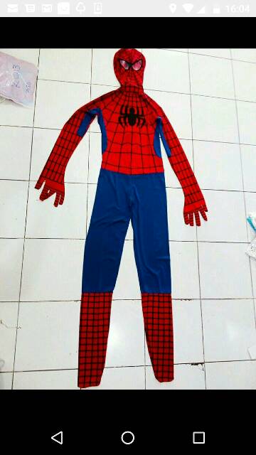 Kostum Spider-Man anak