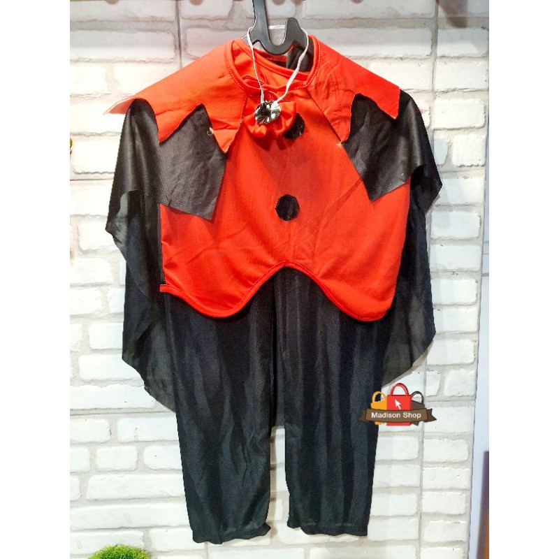 JUBAH HITAM ANAK DEWASA KOSTUM HALLOWEEN MURAH KOSTUM VOSPLAY