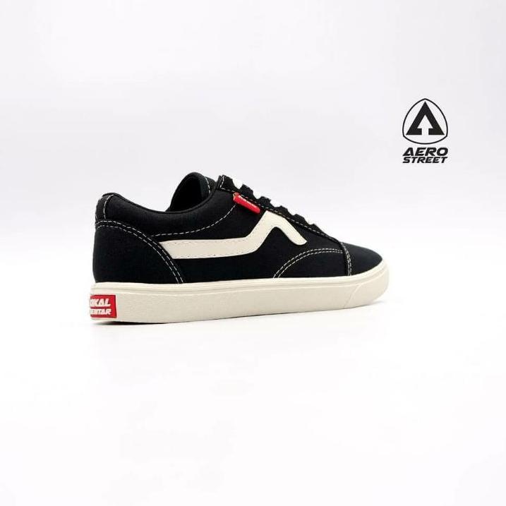 0W0 Aerostreet Massive Gum Hitam / Putih / Army / Swallow | Sepatu Sneakers Pria Wanita✶ (Ready stoc