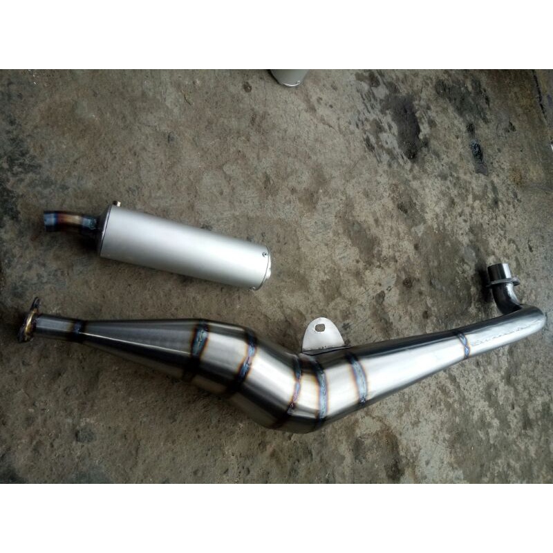 Kenalpot Racing Fiz R Poles Model Natsume Kolong N" Samping Super Garing Termurah