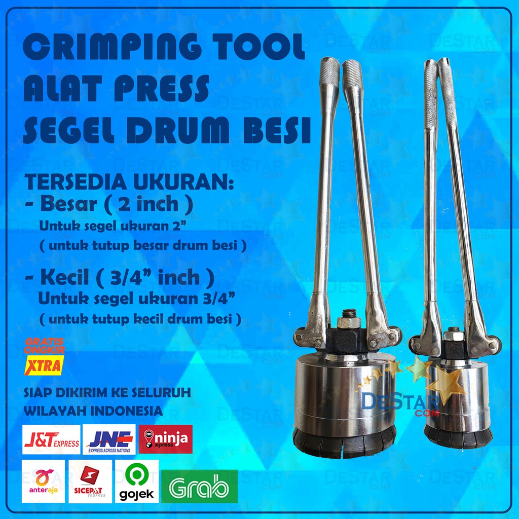 Jual Crimping Tool Alat Segel Press Drum Besi Ukuran Besar And Kecil Shopee Indonesia 8783