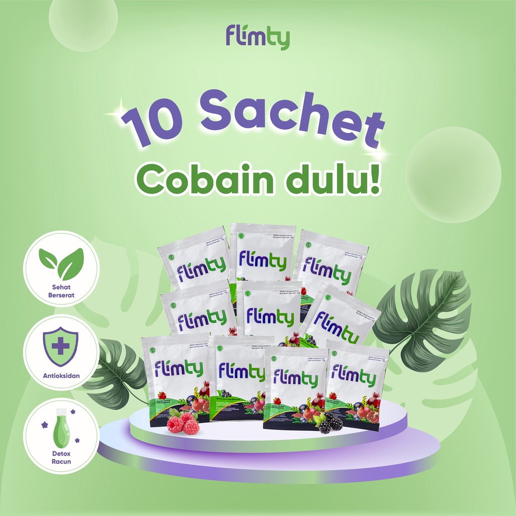 FLIMTY FIBER 10 SACHET 1 minggu Cobain dulu HERBAL DETOX MINUMAN PELANGSING PELANCAR BAB ORIGINAL ASLI DEDDY CORBUZIER BLACK CURRANT