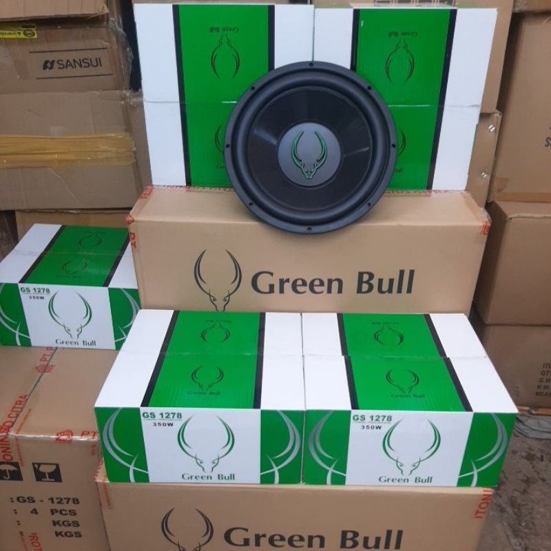 Subwoofer 12'' inch Double Coil GREEN BULL Subwoofer Greenbull Subwoofer Grenbull