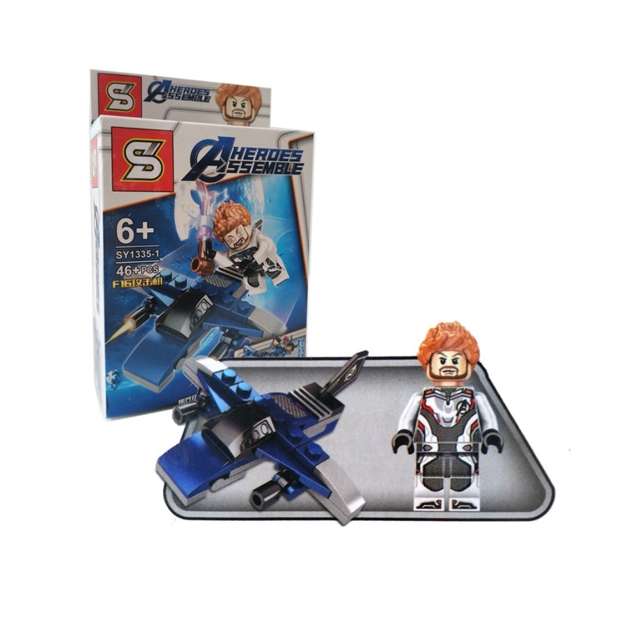 Mainan Bricks Super Hero Avengers SY 1335-1 Heroes Assemble 8 in 1