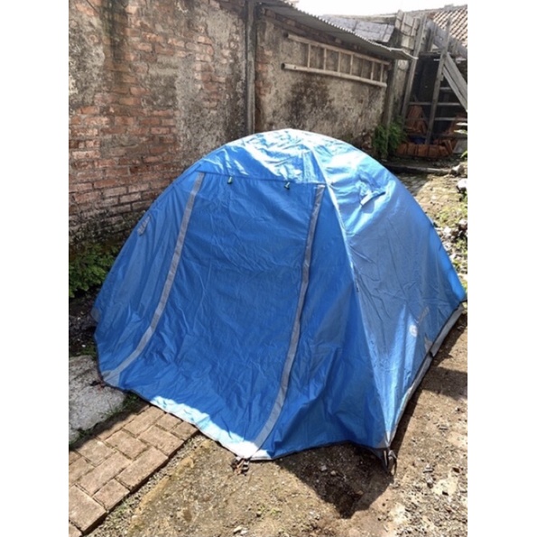 Tenda LWY Compass Alloy 4P kapasitas 4 orang biru second original ultralight