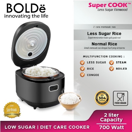 BOLDE Super Cook Less Sugar Firewood 2 Liter