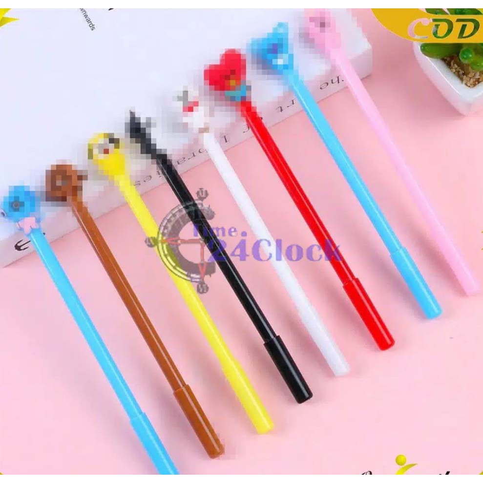 

Time-Pena Army Cute Cartoon Ballpoint Pen Pulpen Gel Lucu Murah