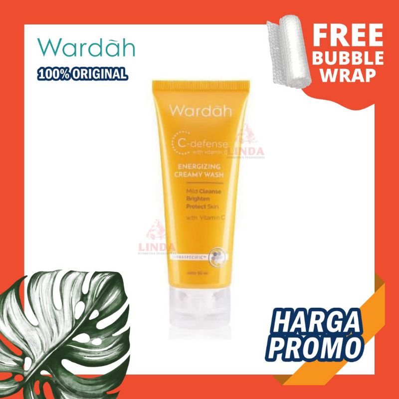 WARDAH C-DEFENSE ENERGIZING CREAMY WASH 60ML