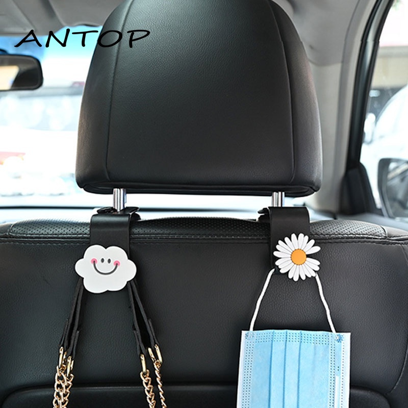 Cartoon Cute Car Rear Seat Hook Headrest Clothing Multifunctional Storage Hook ANTOP