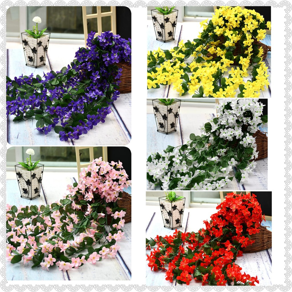 BUNGA GANTUNG MATTHIOLA  MERAMBAT, BUNGA JALAR , BUNGA ARTIFISIAL, BUNGA PLASTIK, BUNGA MATTHIOLA