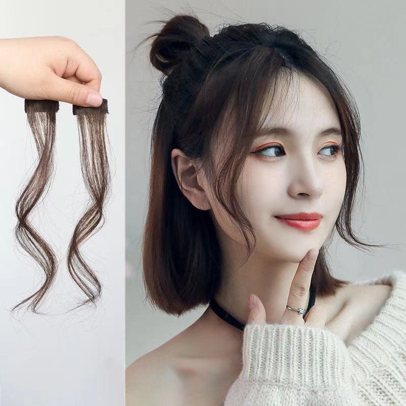 COD❤️Wig Rambut Wanita Lurus Fashion Warna Warni Potongan Wig Mulus Panjang Dengan Klip Potongan Rambut Terbaru 2022 Fashion Murah Aksesoris Wanita