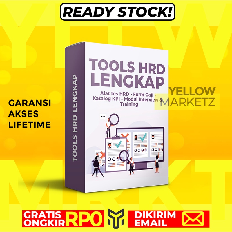 TOOLS HRD - KPI + SOP HRD + Form Tabel Gaji + Modul Interview