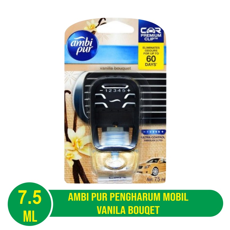 Ambi Pur Pengharum Mobil Starter Kit Ultra 7,5 ml