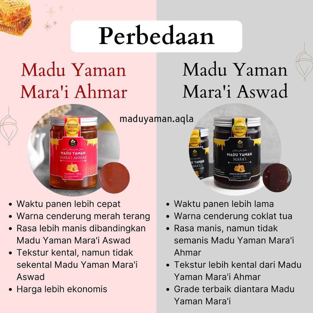 READY Madu Marai BPOM / NKV Madu Yaman Marai Madu Marai Madu Yaman Marai Premium Madu Marai Premium