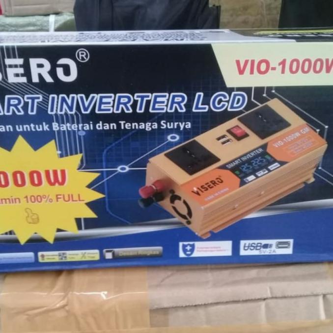 Smart Power Inverter 1000Watt 12V With Digital Display Visero VIO-1000 lightn33 dijamin