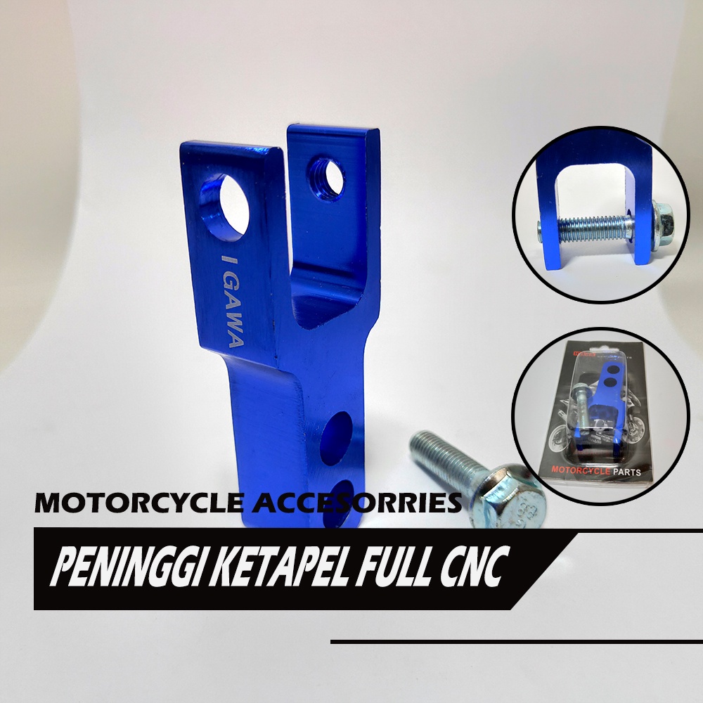 Peninggi matic model ketapel penyingah shock breket sambungan shockbreaker dudukan sok bawah motor motor