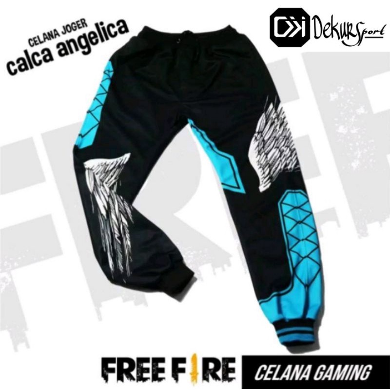 Celana Gaming FREE FARE FF BNL pria anak DAN dewasa calca Angelica Heroic Angel BNL malaikat
