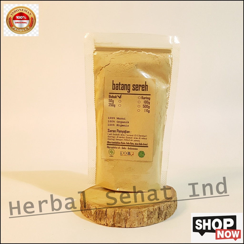 

SERAI BUBUK / SEREH 250 GRAM LEBIH WANGI - Cymbopogon Citratus - MURNI