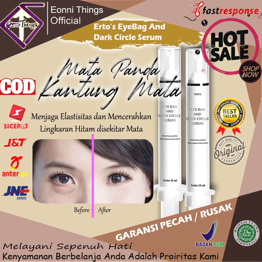 Serum Penghilang Mata Panda Ampuh Obat Perawatan Dark Circle Penghalus Menyamarkan Kantung Kantong L