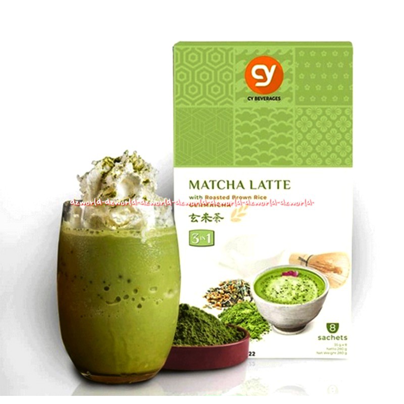 

CY Matcha Latte With Roasted Brown Rice Genmaicha 3in1 8sachets