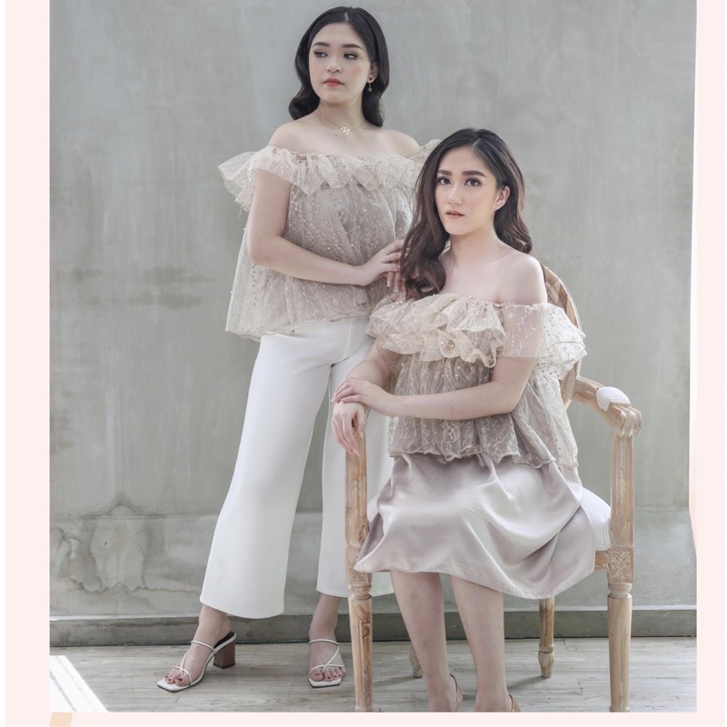 𝙏𝙪𝙩𝙪𝙡𝙡𝙚 Lace Ruffle Makeup / ruffle makeup/ ruffle mua/ ruffle organza