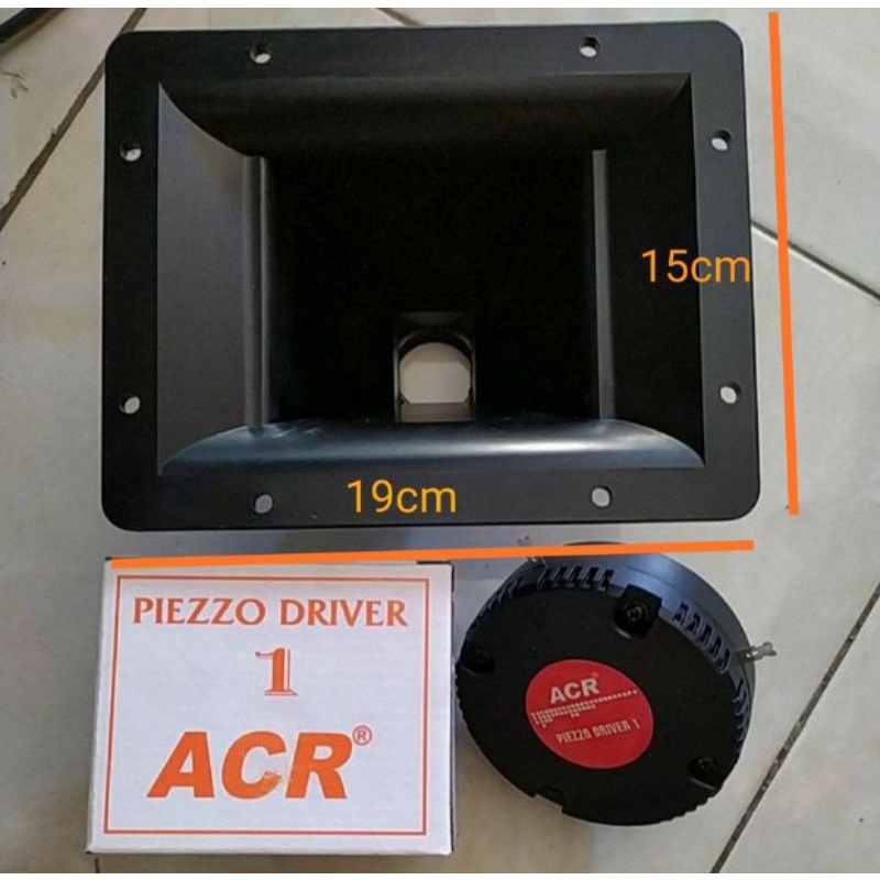 PAKET DRIVER TWITER PIEZZO 1 ACR + CORONG PLASTIK TEBAL 15 X 19 BERKUALITAS