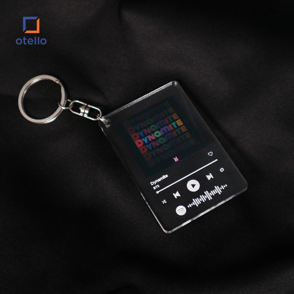 Custom Gantungan Kunci Spotify Keychain | Custom Akrilik Spotify Ganci Akrilik Lagu Keychain Spotify