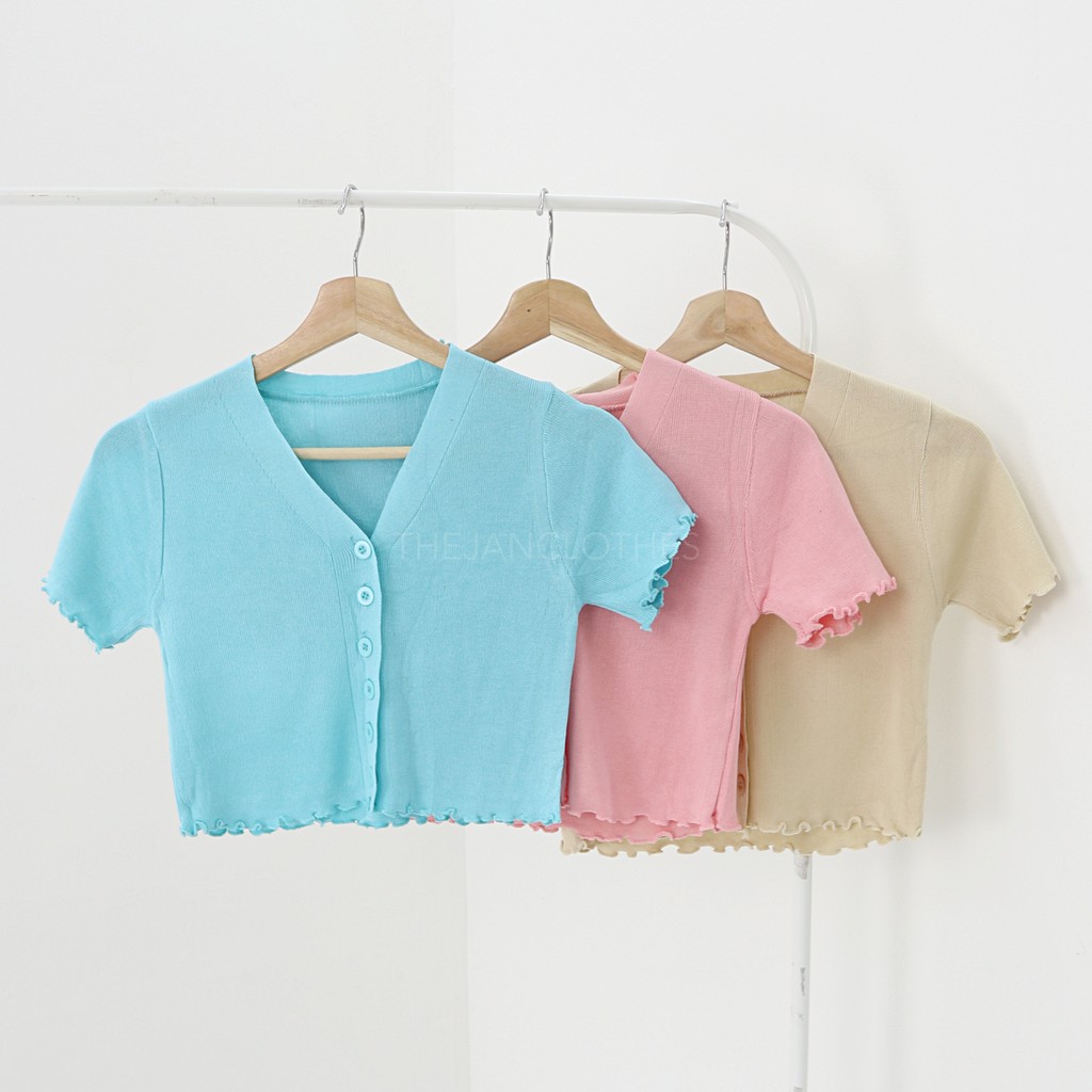 Yuita croptop knit -Thejanclothes