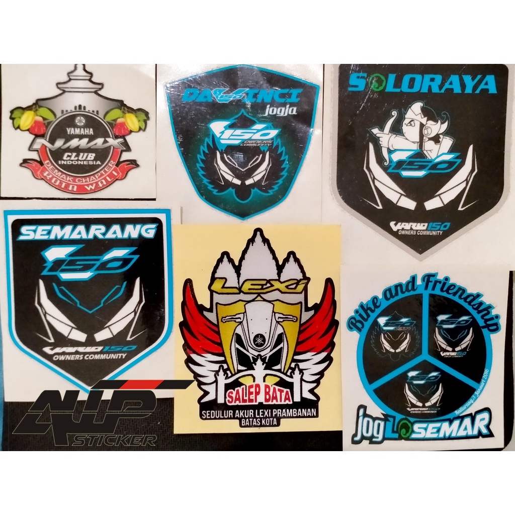 

Print Stiker Cetak Label Stiker Sticker Komunitas, desain sesuai Selera