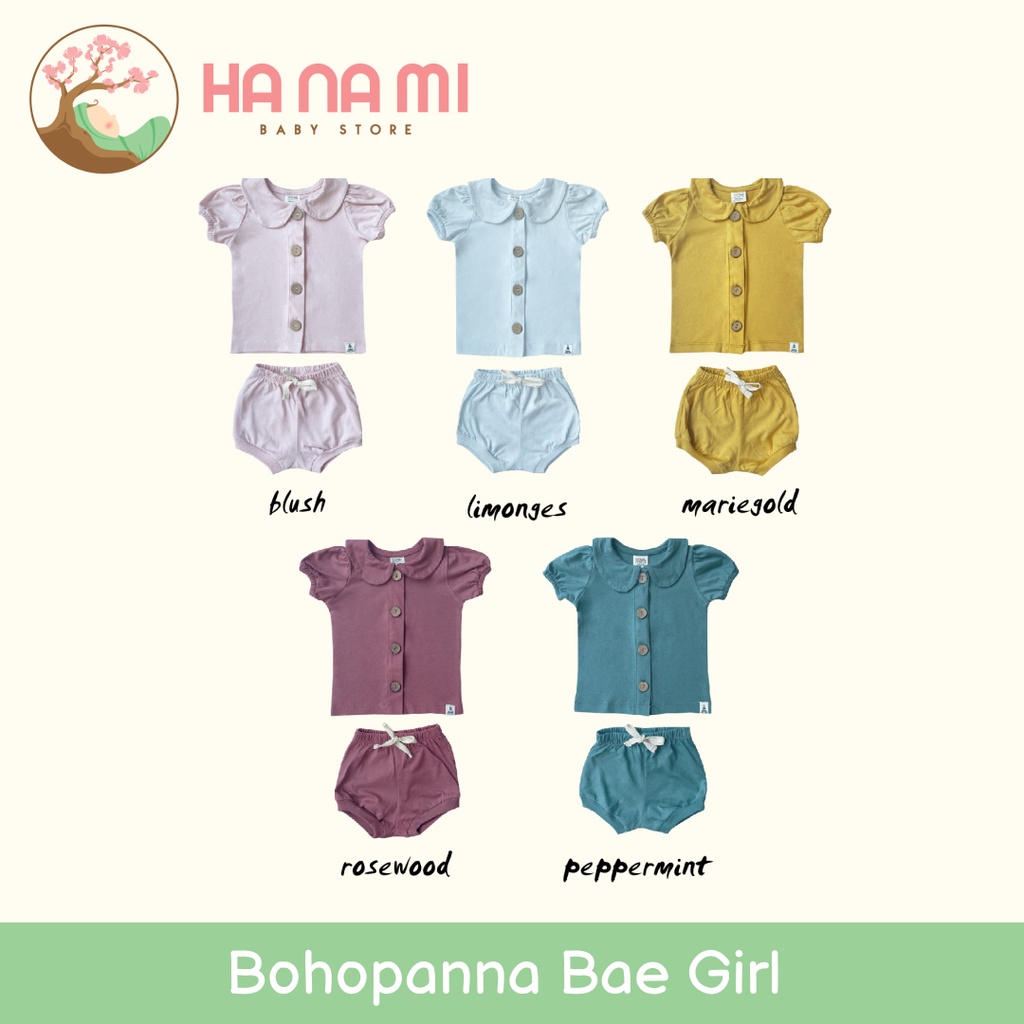 BOHOPANNA Bae Girl - Setelan Anak Bohopanna x The Overtee