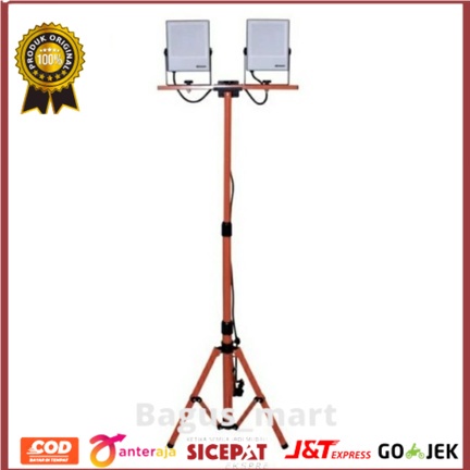 Lampu Kerja Krisbow LED 2x30 Watt 1.5 Meter /Lampu Sorot/Lampu Proyek/Lampu Bengkel