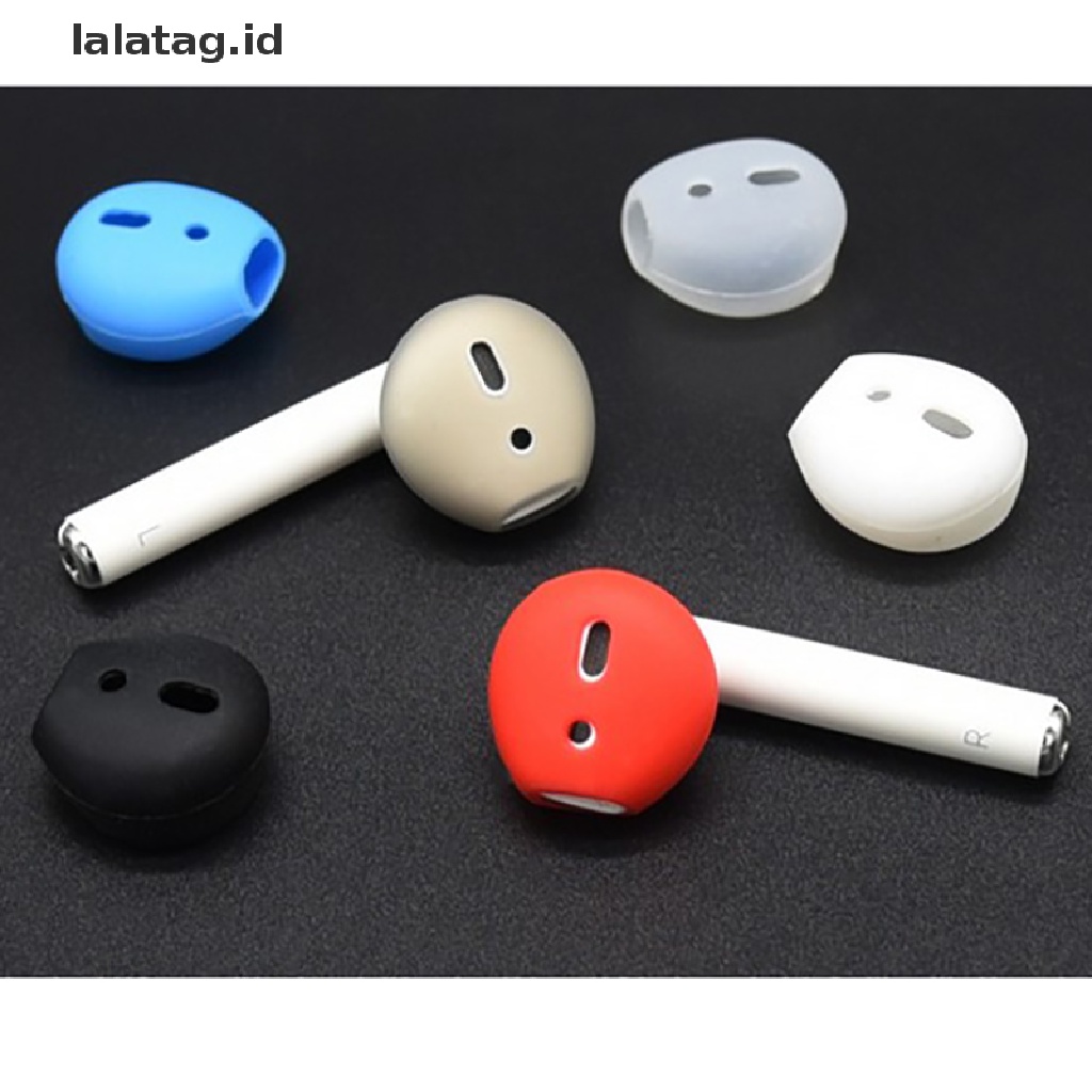 (lalatag) 2pcs / Set Pad / Bantalan Earplug Earphone Pengganti Bahan Silikon