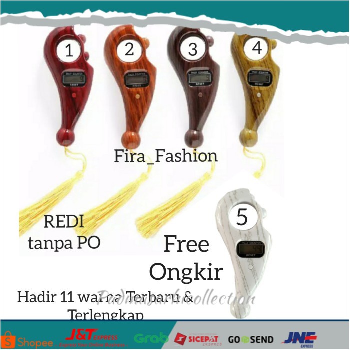 ✨ BISA COD ✨ Tasbih Digital Kayu - Kayu