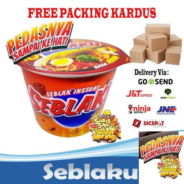 

Aneka jajanan makanan ringan Oleh oleh Snack cemilan SEBLAK INSTAN 3 RASA SNEK KEKINIAN BIKIN NAGIH