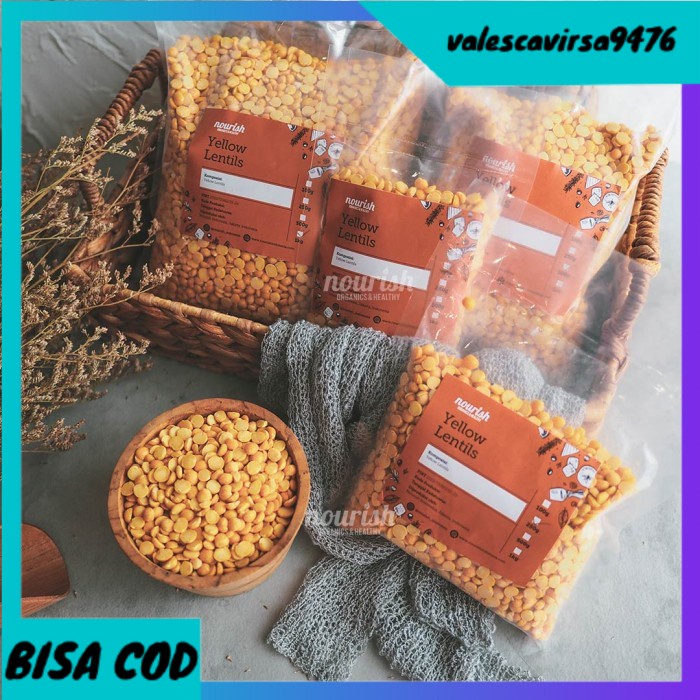 

⭐BISA COD⭐ Yellow Lentil 500 gr
