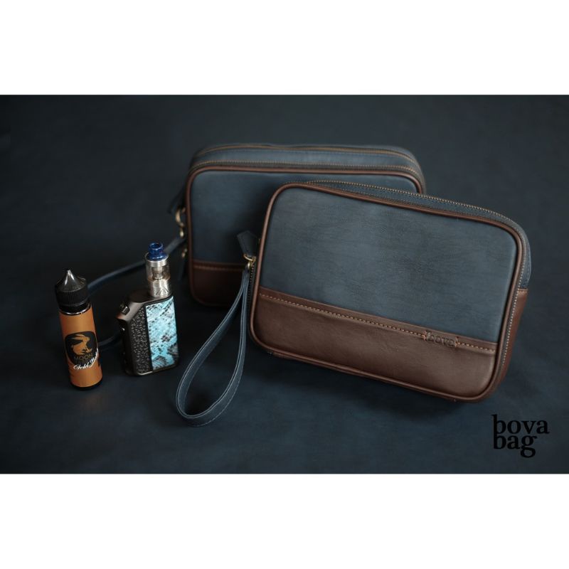 Hand Bag Dastin Blue bova bag tas pria premium