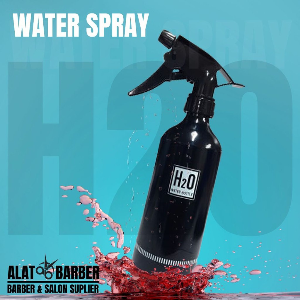 Botol Spray Alumunium Sprayer Besi Botol Air Barbershop dan Salon 300 ml