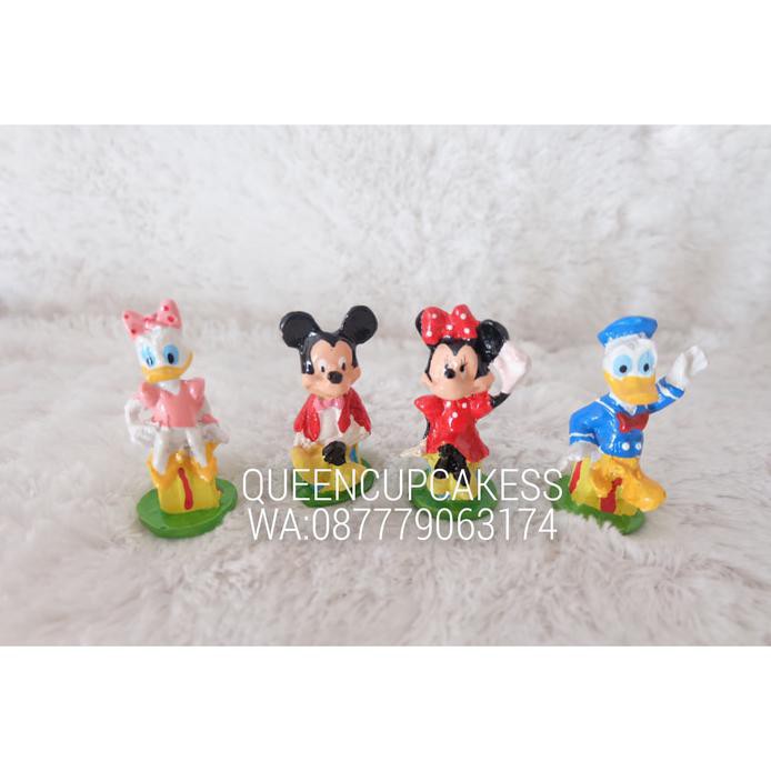 Hiasan Kue Ultah Mickey Minnie Mouse / Mickey Mouse Topper Cake